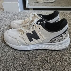 New Balance Fresh Foam X70 Off White/Sand/Cheetah WSX70THA Women's Size 6